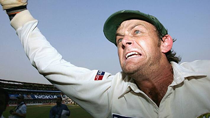 gilchrist scolds michael vaughan as idiot gilchrist scolds michael vaughan as idiot