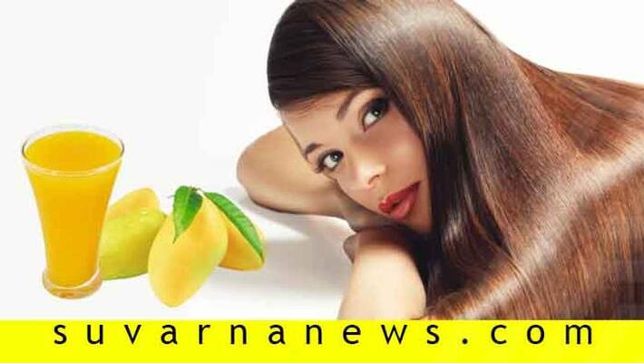Mango based hair pack with nutrients for silky hair Mango based hair pack with nutrients for silky hair