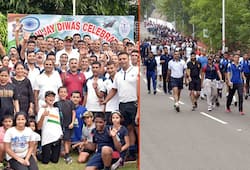 Kargil Vijay Diwas: Indian Navy personnel participate in 'Health Walk' to set off celebrations
