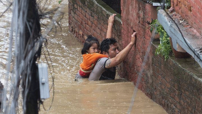 Heavy rains trigger flash floods in Nepal Heavy rains trigger flash floods in Nepal