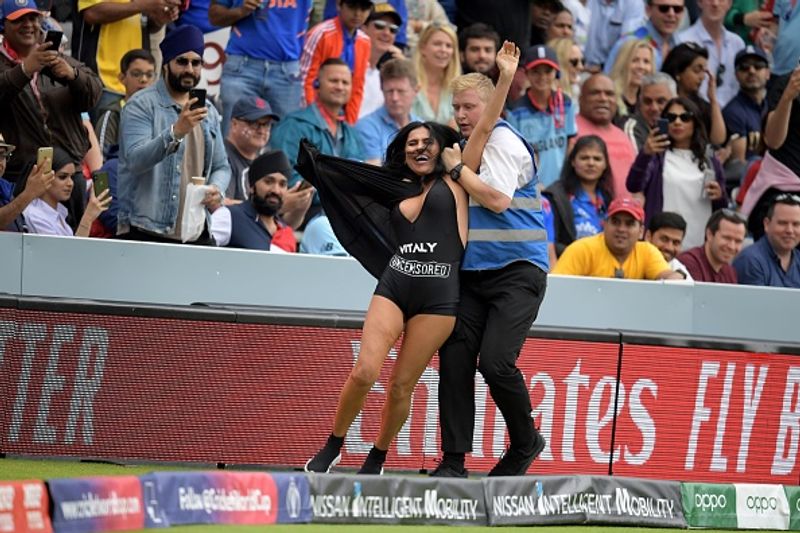 icc-cricket-world-cup-2019 pitch invader during Cricket World Cup final 2019