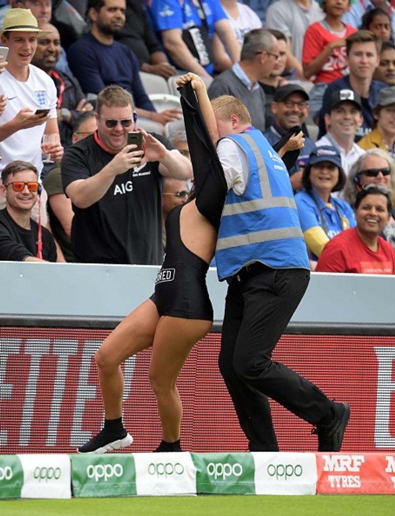 icc-cricket-world-cup-2019 pitch invader during Cricket World Cup final 2019