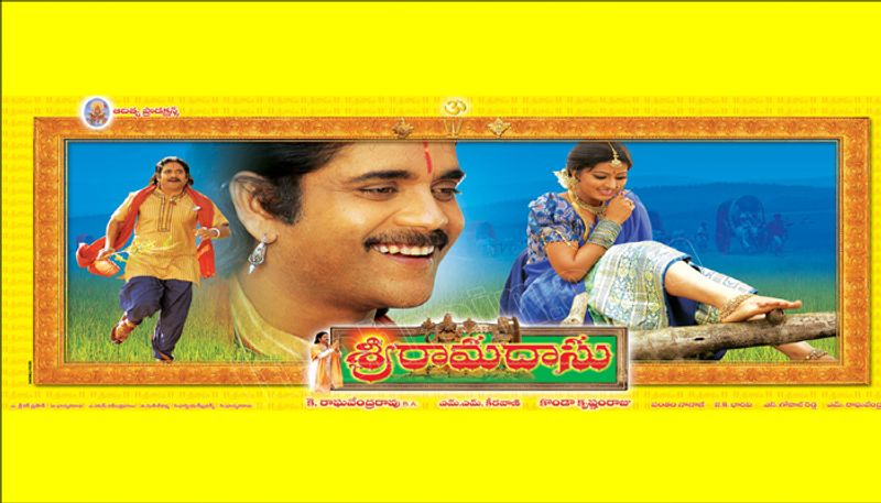 శ్రీరామదాసు : రాఘవేంద్ర రావు, నాగార్జున కలసి మరోసారి భక్తిరస చిత్రంతో మ్యాజిక్ చేశారు. ఈ చిత్రంలో నాగార్జున భక్త రామదాసుగా నటించాడు.
