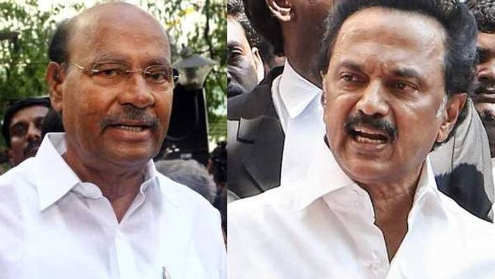 Ramadoss raised question against DMK Ramadoss raised question against DMK