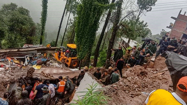 Himachal building collapse... Army jawan 13 people killed Himachal building collapse... Army jawan 13 people killed