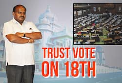 Karnataka coalition crisis CM Kumaraswamy to prove majority on July 18