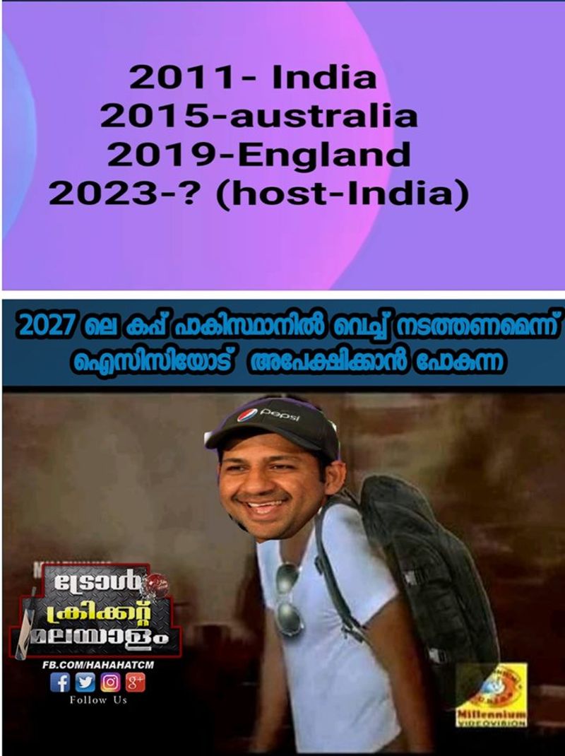 icc worldcup final troll said its a fate