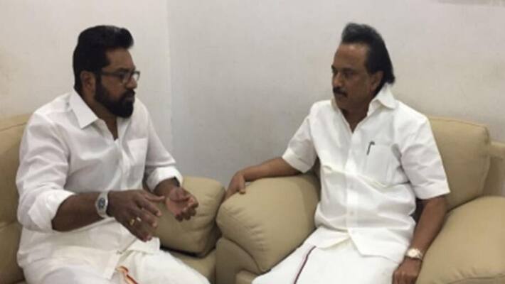 Stalin will do better in the corona crisis .. Sarathkumar went home and congratulated. Stalin will do better in the corona crisis .. Sarathkumar went home and congratulated.