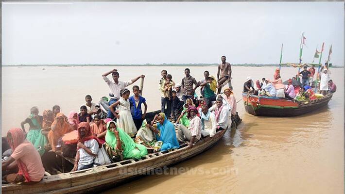 Heavy Rain Flood Situation In Assam Bihar Heavy Rain Flood Situation In Assam Bihar