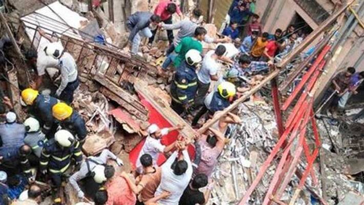 Building Collapses In Mumbai 40 Feared Trapped Building Collapses In Mumbai 40 Feared Trapped