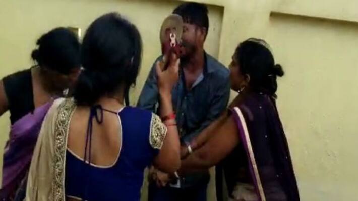 man gets beaten up by womenin front of court man gets beaten up by womenin front of court