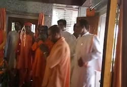 CM Yogi adityanath in gorakhpur on the occasion of Guru poornima
