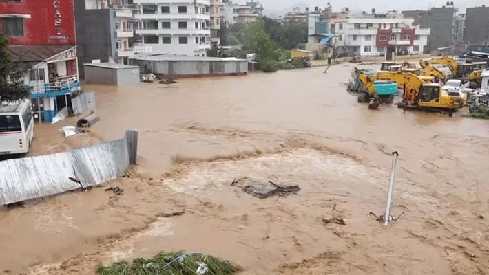 napal Floods and landslides...100 people kill