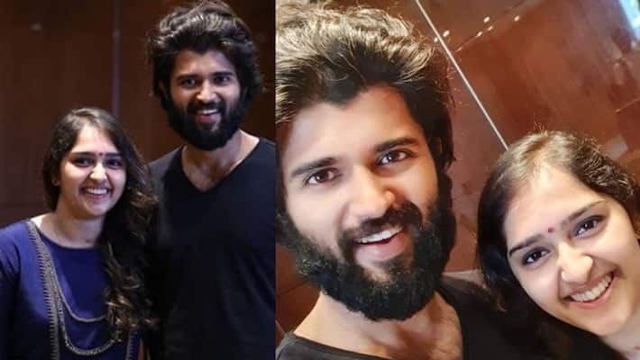 Sanusha santhosh facebook post Vijay Deverakonda Sanusha santhosh facebook post Vijay Deverakonda