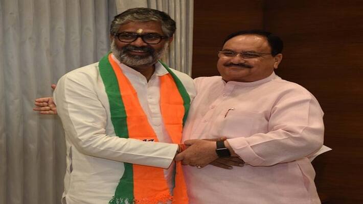 Former PM Chandra Shekhar Son Neeraj Shekhar Joins BJP Former PM Chandra Shekhar Son Neeraj Shekhar Joins BJP