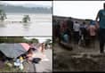Heavy rain fall and flood is bihar and asam, 100 people died