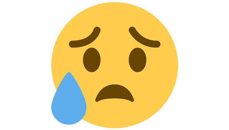 What you think: Crying face emoji  || What it actually means: The emoji represents sad or relieved face and can be used while you are in your boss’s cabin getting grilled.