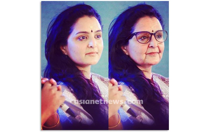 Manju and Tovino in the 60s celebrities on Facebook app