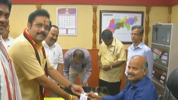 DMK Candidate Kathir Anand nomination DMK Candidate Kathir Anand nomination