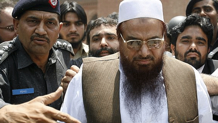 Terrorist Hafiz Saeed arrived in court for fear of running FATF whip on Imran