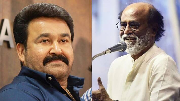 rajinikanth to share stage with mohanlal in kaapaan audio launch rajinikanth to share stage with mohanlal in kaapaan audio launch