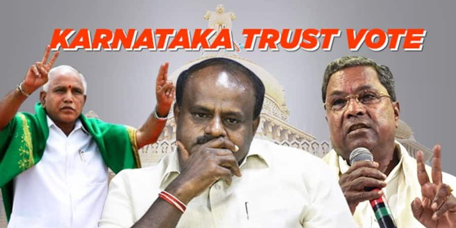 Karnataka coalition crisis Fate of Kumaraswamy govt hangs in balance; trust vote today