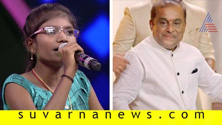 Music director Hamsalekha offers education and job for saregamapa contestant Lakshmi Music director Hamsalekha offers education and job for saregamapa contestant Lakshmi