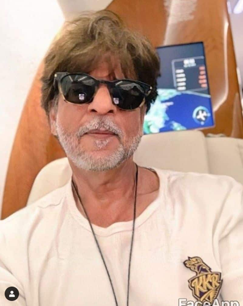 The FaceApp page on Instagram shared Shah Rukh Khan’s stylish look. While his beard has turned white, his hair seems to remain the same. The actor never really ages, does he?