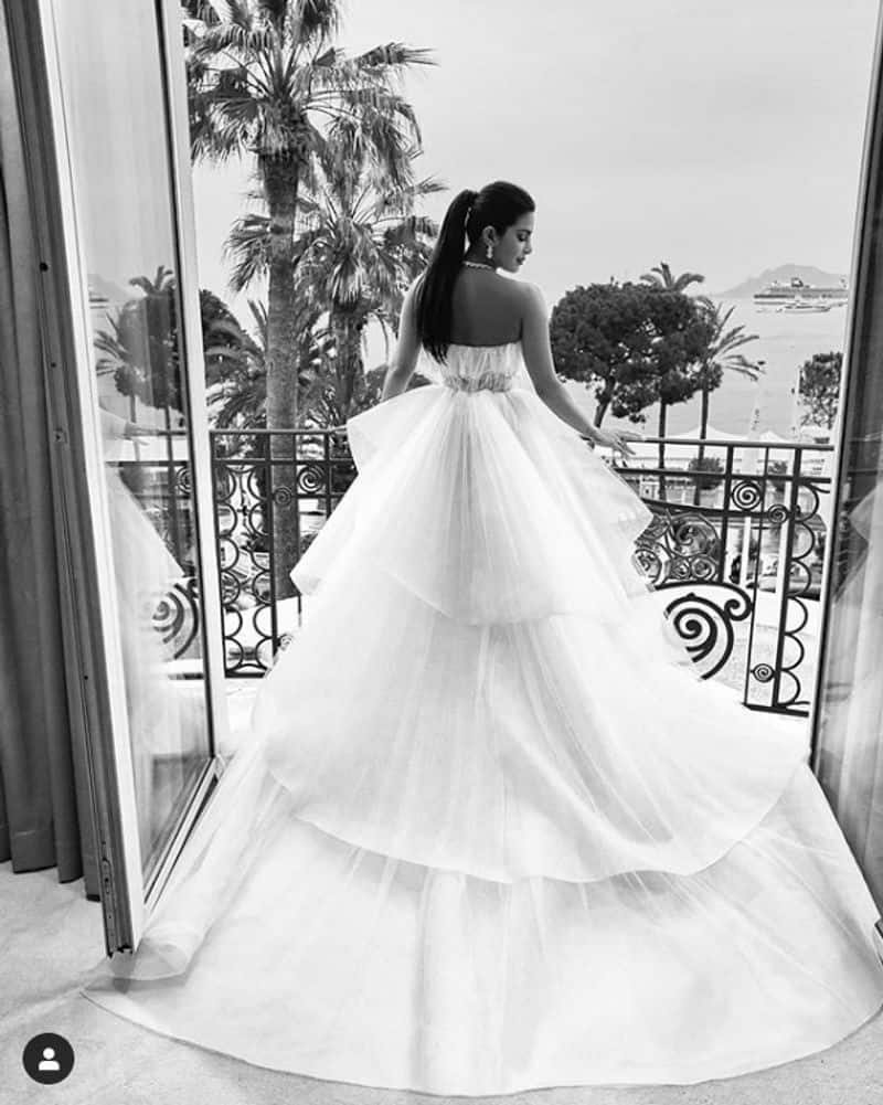The actress shared this post on Instagram when she was in Cannes, probably right before she slayed the red carpet with her husband Nick Jonas. The bridal gown outfit was adored by the public that day.