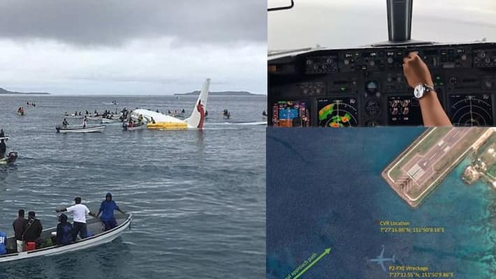 Cockpit footage captures Boeing 737 ploughing into the sea Cockpit footage captures Boeing 737 ploughing into the sea