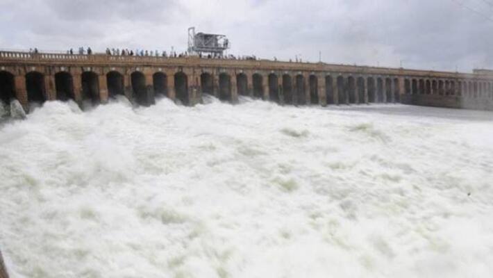 124 Feet Water Stored in KRS Dam snr 124 Feet Water Stored in KRS Dam snr