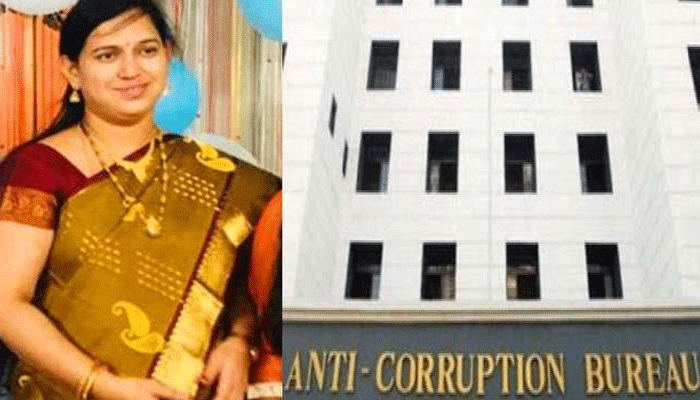 tahasildar lavanya not giving proper answers to ACB officials tahasildar lavanya not giving proper answers to ACB officials