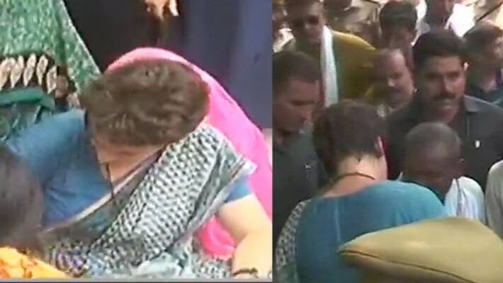 priyanka gandhi stay whole night at guest house of mirjapur up priyanka gandhi stay whole night at guest house of mirjapur up