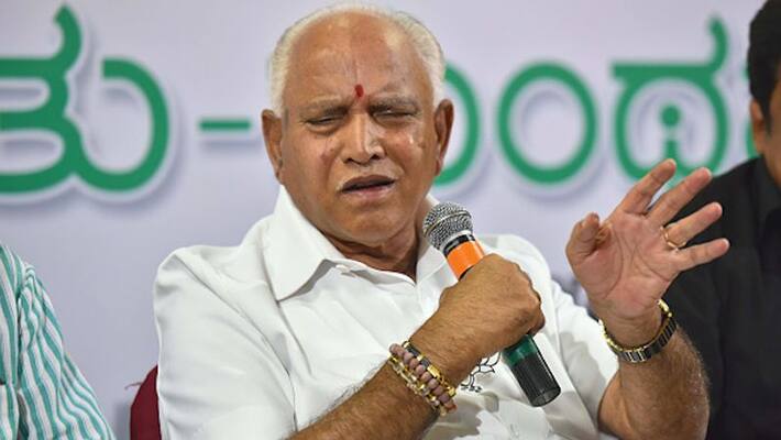 Karnataka crisis: yeddyurappa meet governor shortly Karnataka crisis: yeddyurappa meet governor shortly
