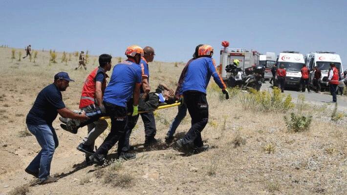 Turkey road accident...17 people kills