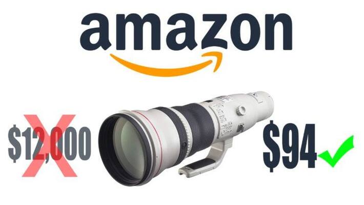 Amazon Accidentally Sold $13,000+ Camera Gear for $100 on Prime Day Amazon Accidentally Sold $13,000+ Camera Gear for $100 on Prime Day