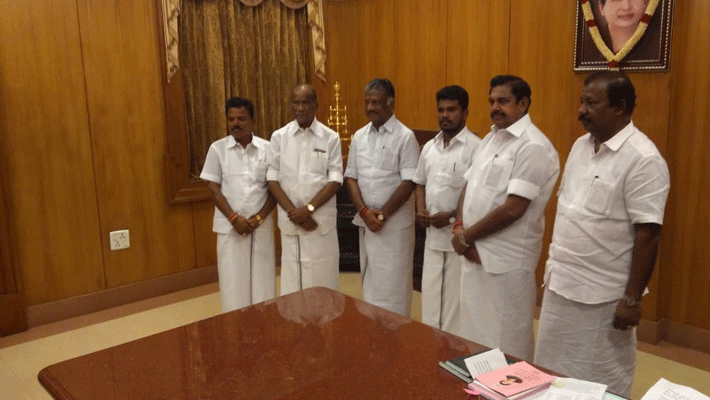 mla prabhu meets cm edappadi palanisamy mla prabhu meets cm edappadi palanisamy
