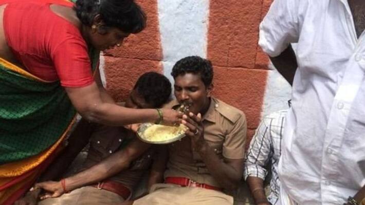 2 police felt dizziness in athivaradar temple 2 police felt dizziness in athivaradar temple