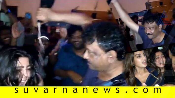 Ram Gopal Varma celebrates Ismart Shankar success with team Ram Gopal Varma celebrates Ismart Shankar success with team