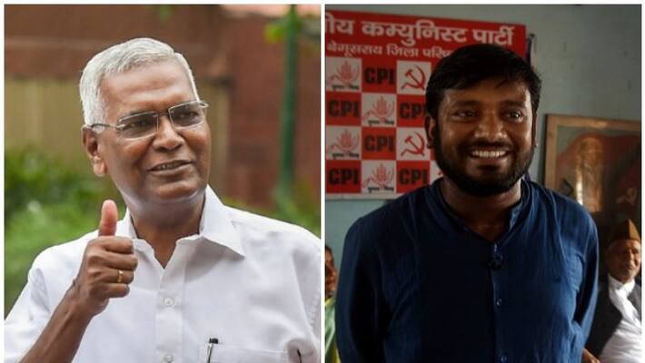 Kanhaiya Kumar keeps silence even after discussion with D Raja Congress hopeful on CPI Bihar fraction stand Kanhaiya Kumar keeps silence even after discussion with D Raja Congress hopeful on CPI Bihar fraction stand
