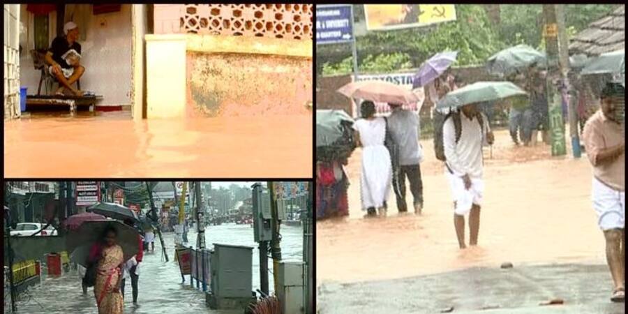 heavy rain in kerala red and orange alert issued live updates
