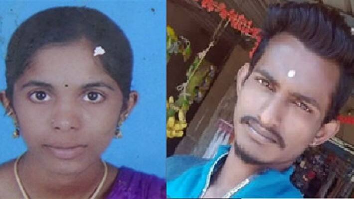 Love couple commits suicide by jumping in front of train Love couple commits suicide by jumping in front of train