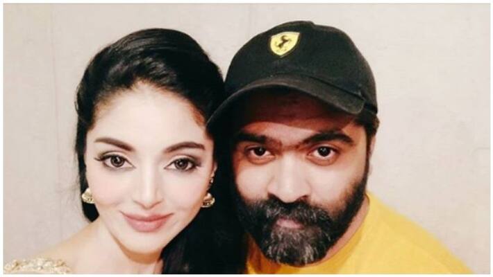 shanam shetty with actor simbu shanam shetty with actor simbu