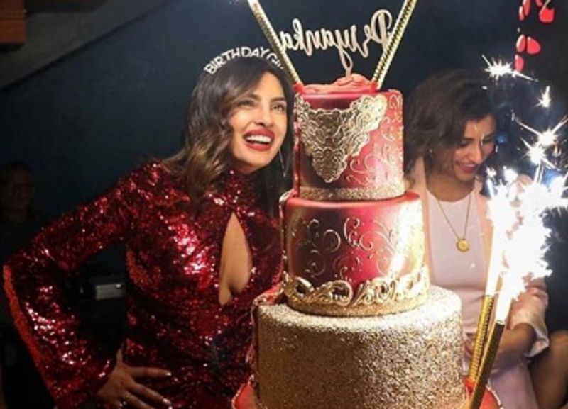priyanka chopra birthday celebration