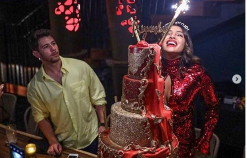 priyanka chopra birthday celebration