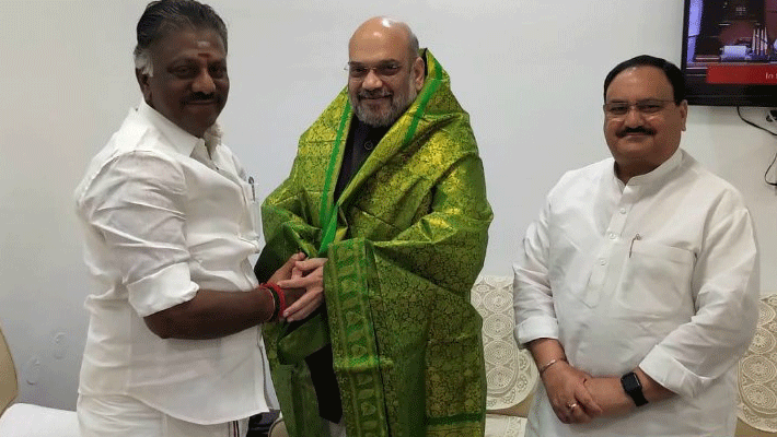 Amit Shah meet ops in delhi Amit Shah meet ops in delhi