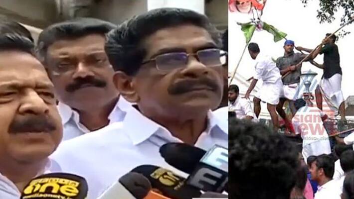 Mullappally Ramachandran and Ramesh Chennithala speaks about ksu strike Mullappally Ramachandran and Ramesh Chennithala speaks about ksu strike