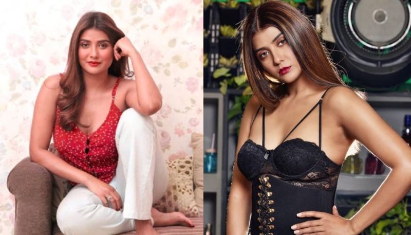 actress Parno mitra flaunts her cleavage in white bikini photos gone viral on social Media BRd