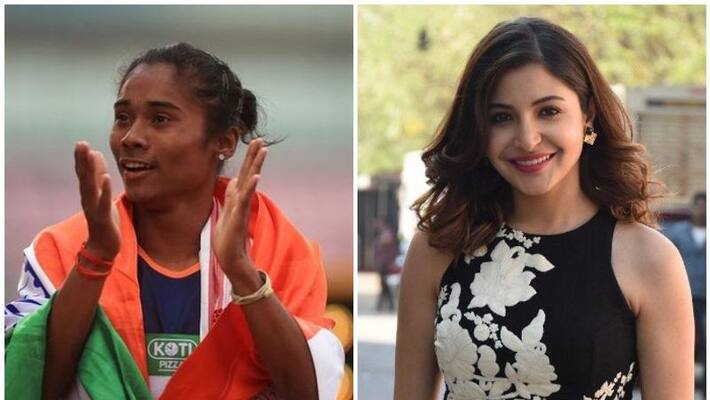 Anushka Sharma congratulate hima das Anushka Sharma congratulate hima das