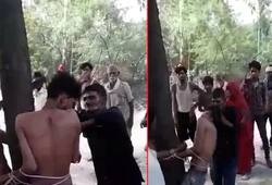 Uttar Pradesh: Villagers shoot video of beating up two men charged with theft; face police action